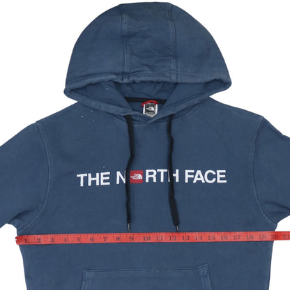 Mens UK Size S The North Face Blue Pullover Hoodie
