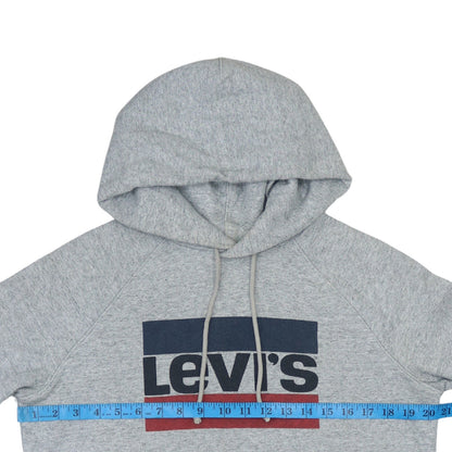 Mens UK Size S Levi's Grey Pullover Hoodie