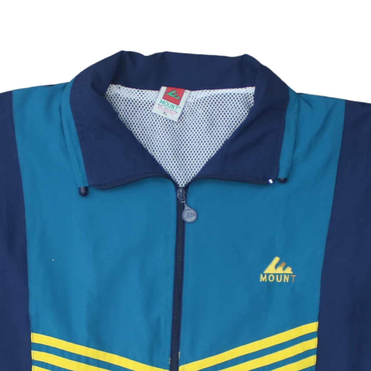 Mens UK Size XL Mount Blue Windbreaker Coat