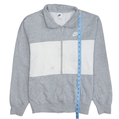 Mens UK Size S Nike Grey Full Zip Sweatshirt
