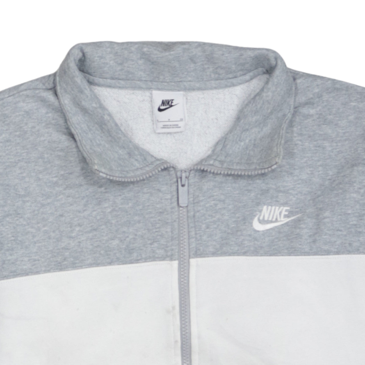 Mens UK Size S Nike Grey Full Zip Sweatshirt