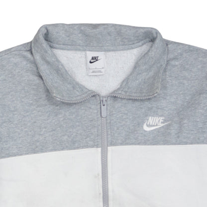 Mens UK Size S Nike Grey Full Zip Sweatshirt