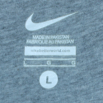Mens UK Size L Nike Grey Full Zip Sweatshirt