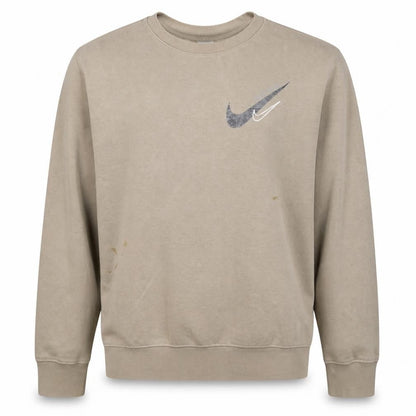 Mens UK Size L Nike Beige Pullover Sweatshirt
