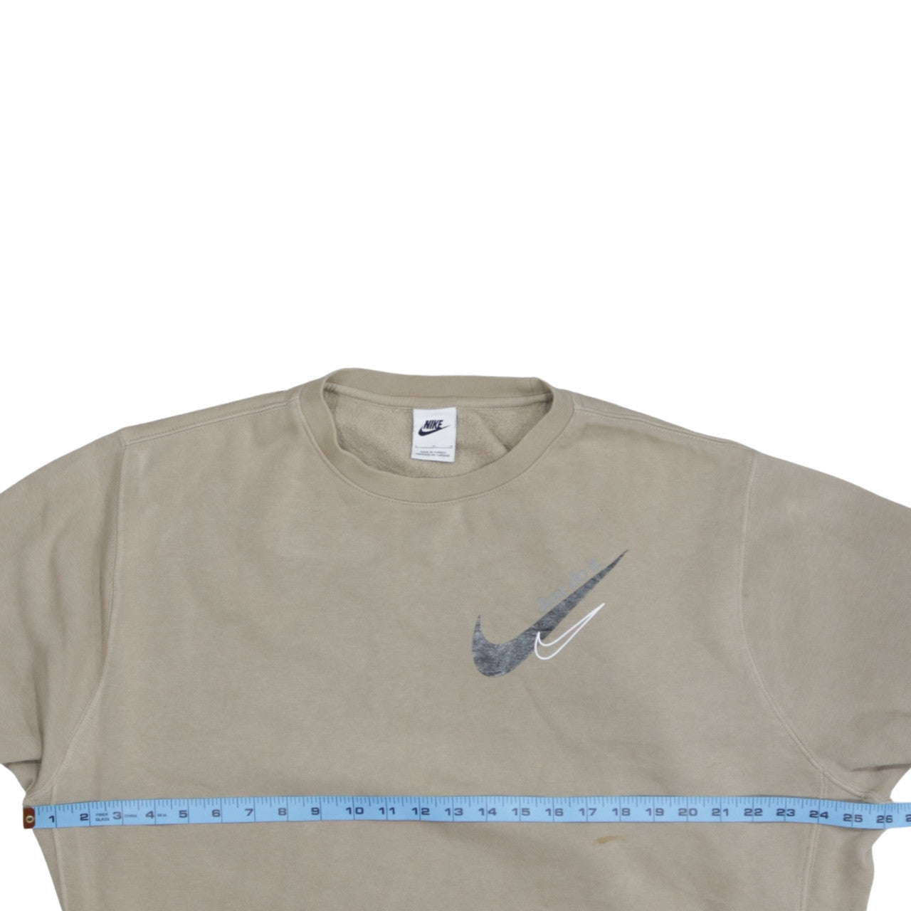 Mens UK Size L Nike Beige Pullover Sweatshirt