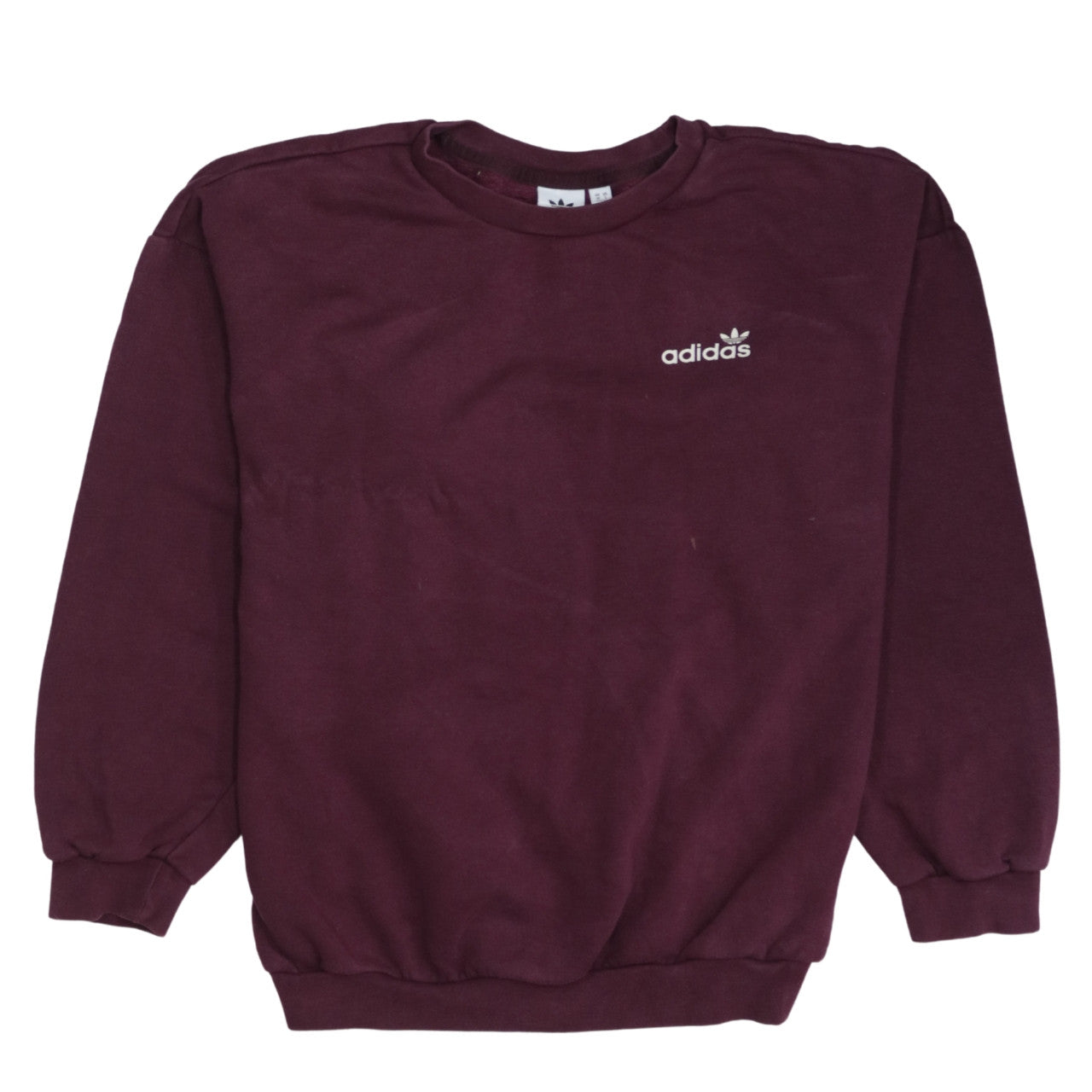 Womens UK Size 10 adidas Red Pullover Sweatshirt