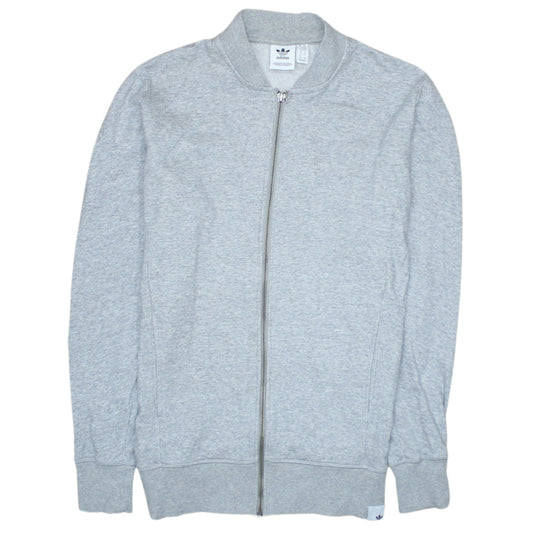 Womens UK Size XS adidas Grey Full Zip Sweatshirt
