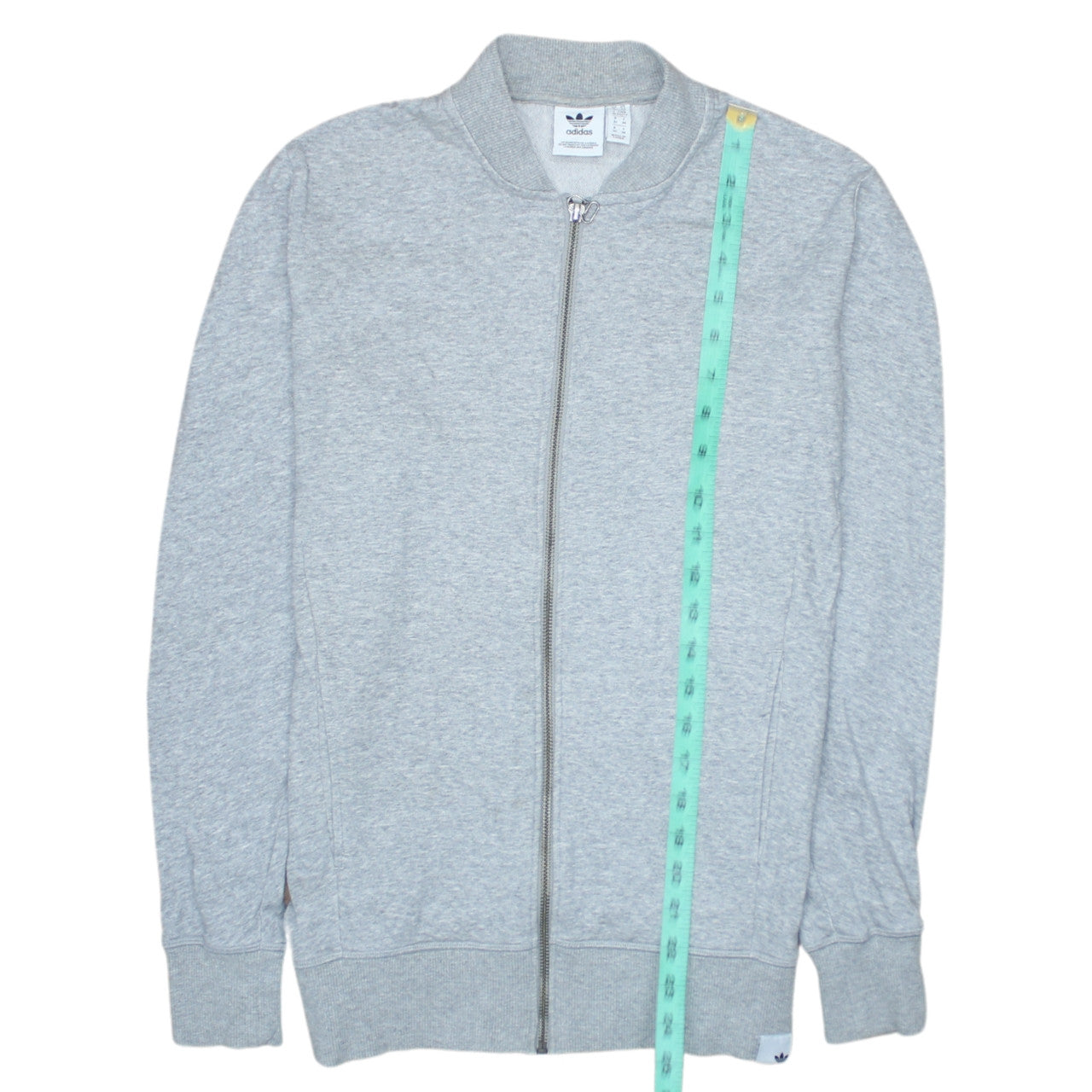 Womens UK Size XS adidas Grey Full Zip Sweatshirt