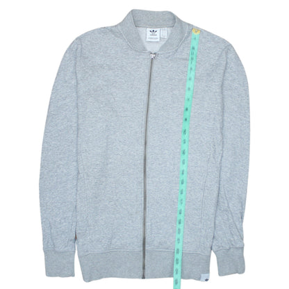 Womens UK Size XS adidas Grey Full Zip Sweatshirt