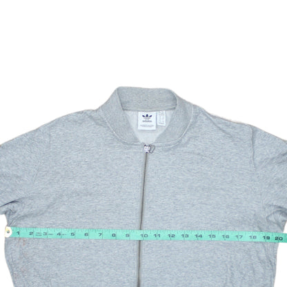 Womens UK Size XS adidas Grey Full Zip Sweatshirt