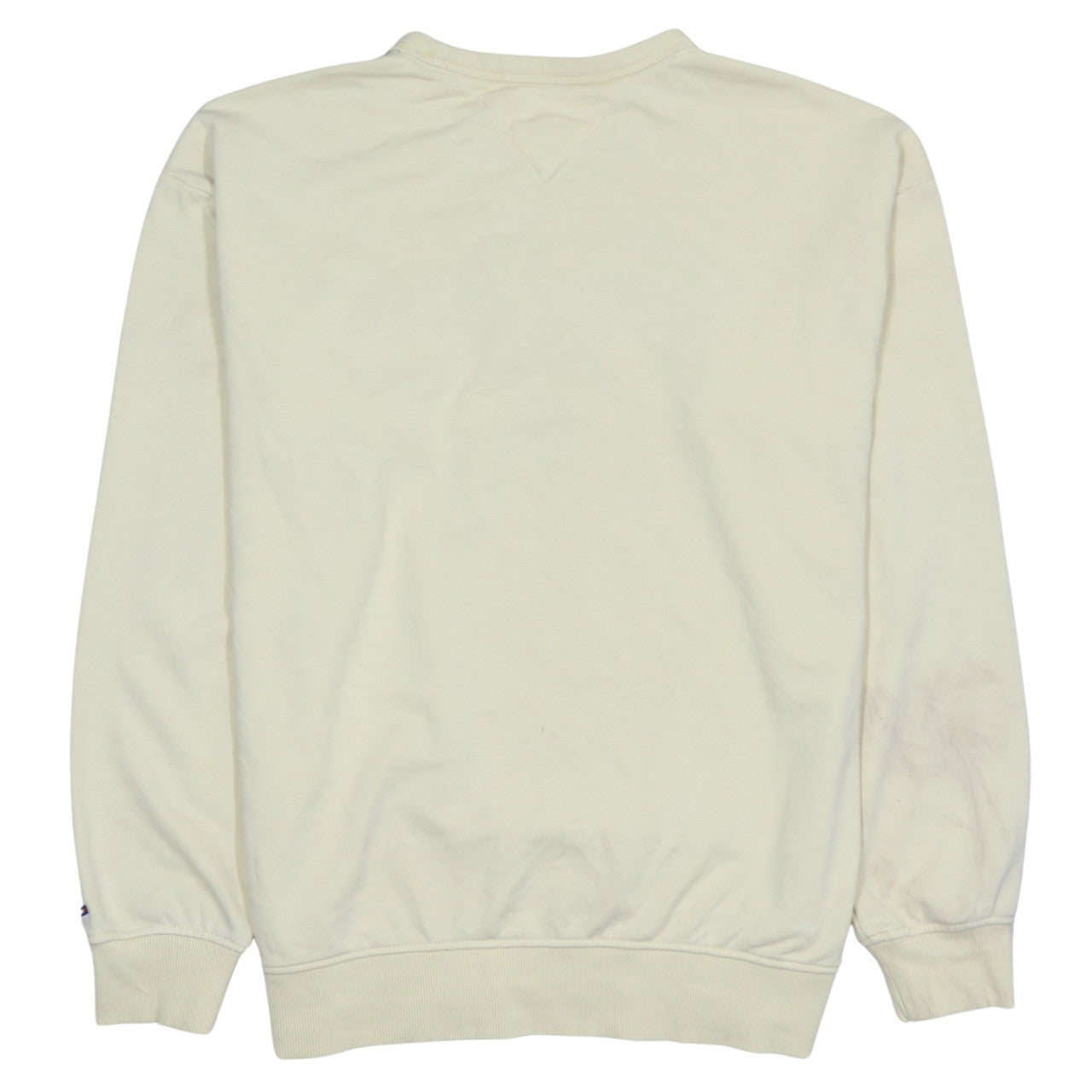 Mens UK Size L Tommy Jeans Beige Pullover Sweatshirt
