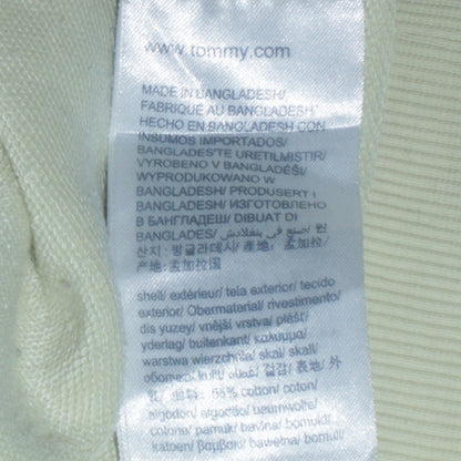 Mens UK Size L Tommy Jeans Beige Pullover Sweatshirt