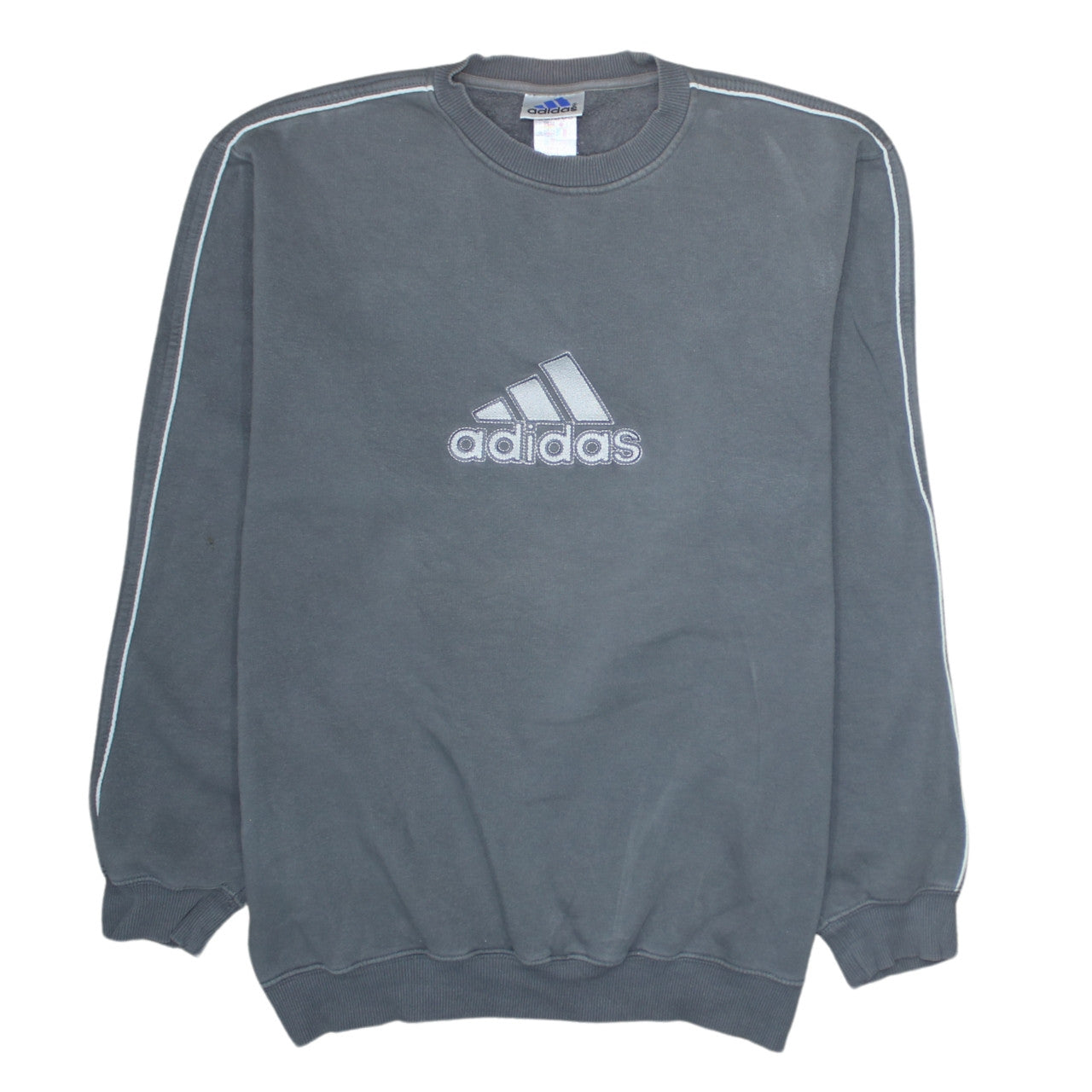 Mens UK Size L adidas Grey Pullover Sweatshirt