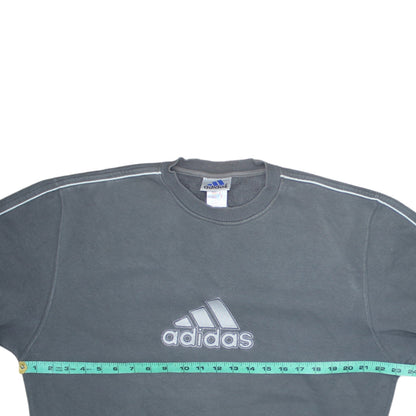 Mens UK Size L adidas Grey Pullover Sweatshirt