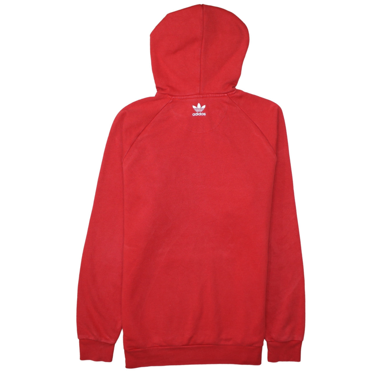 Mens UK Size L adidas Red Pullover Hoodie