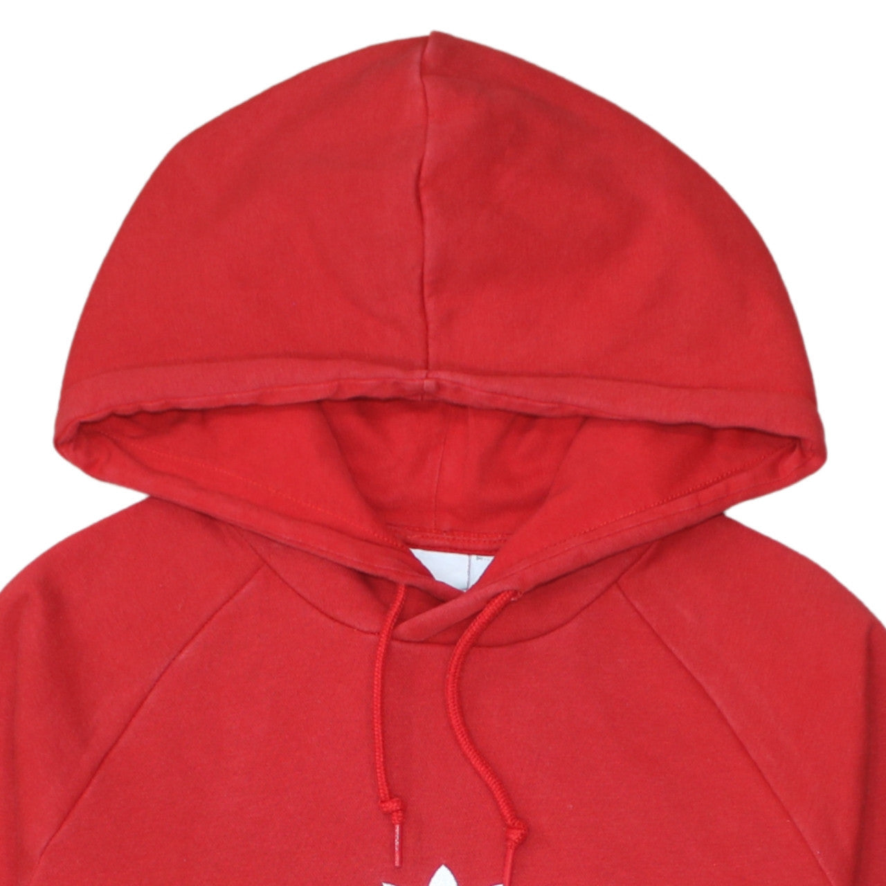 Mens UK Size L adidas Red Pullover Hoodie