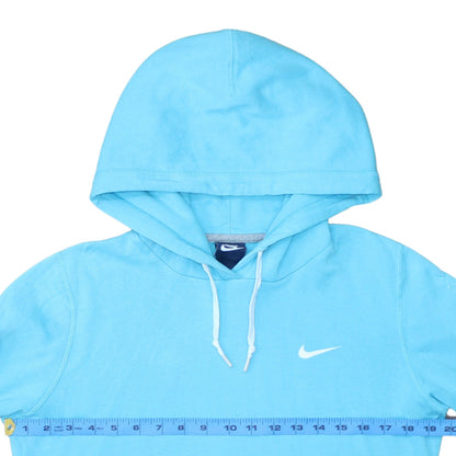 Womens UK Size L Nike Blue Pullover Hoodie