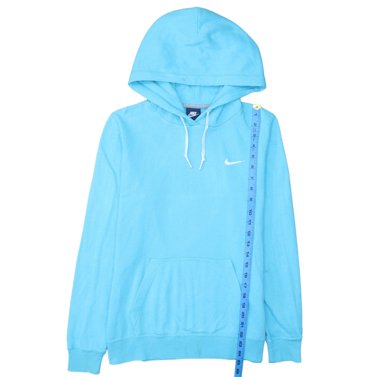 Womens UK Size L Nike Blue Pullover Hoodie