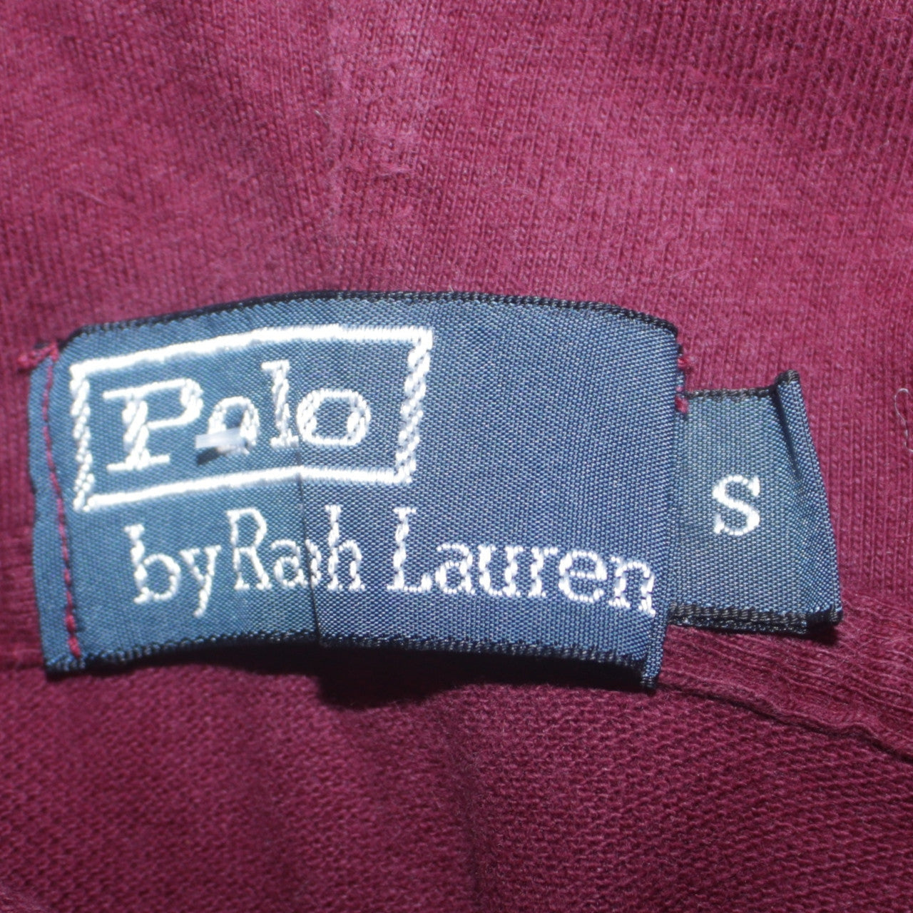 Mens UK Size S Ralph Lauren Red Henley Hoodie