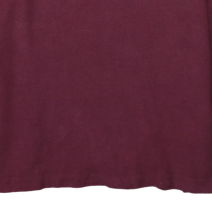 Mens UK Size S Ralph Lauren Red Henley Hoodie
