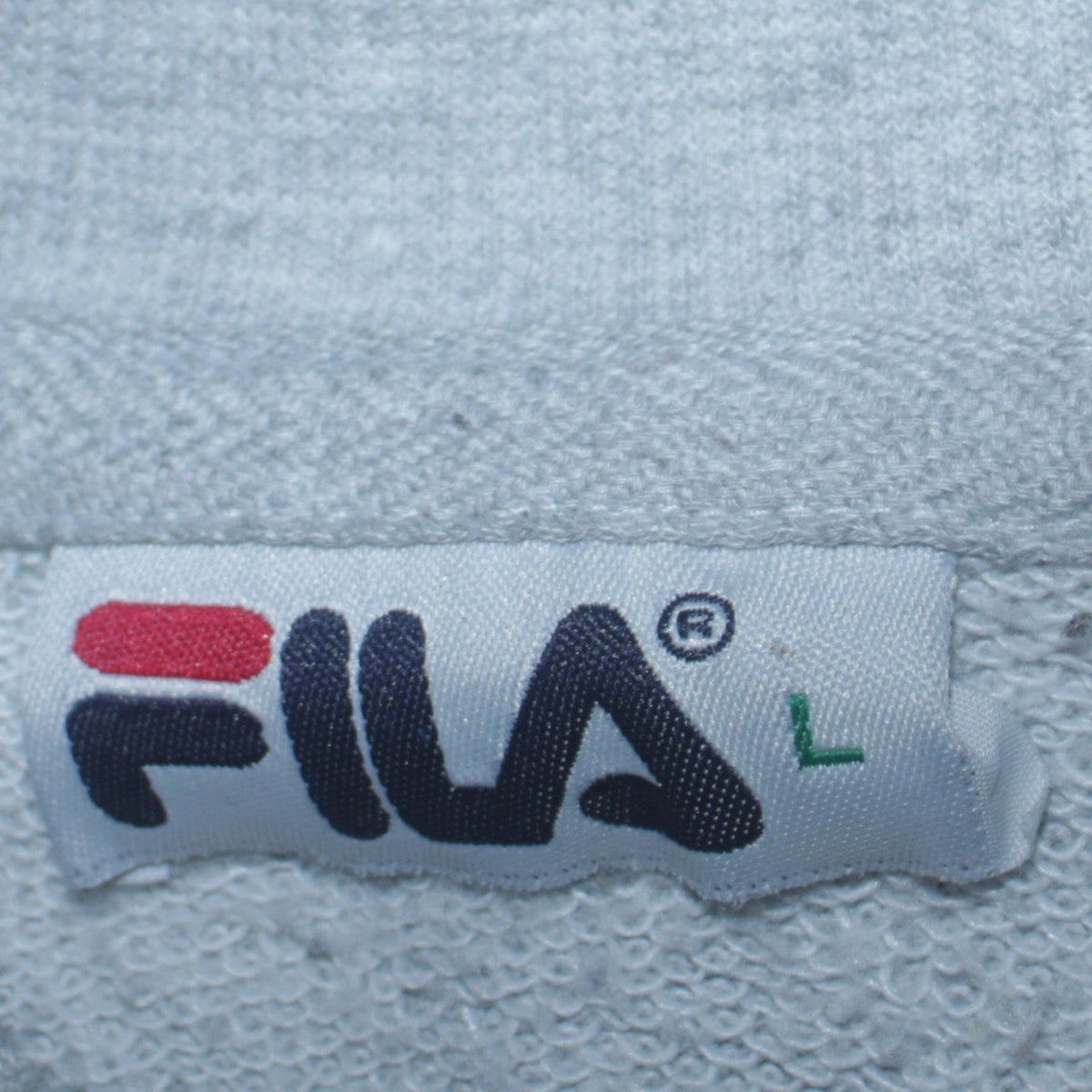 Fila Men's Grey Crew Neck Pullover Sweatshirt Size L