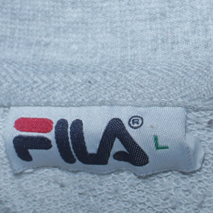 Fila Men's Grey Crew Neck Pullover Sweatshirt Size L