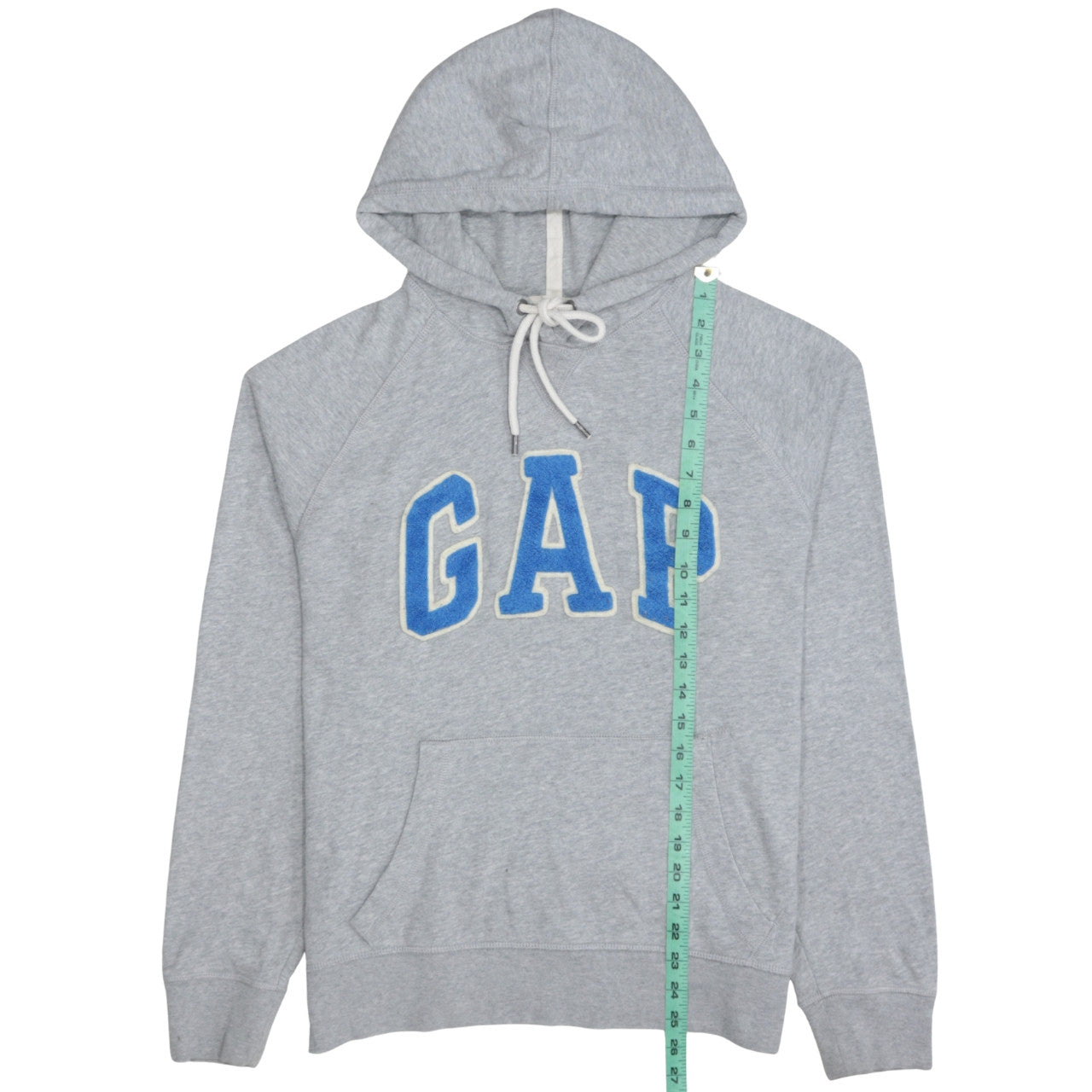 Mens UK Size S Gap Grey Pullover Hoodie