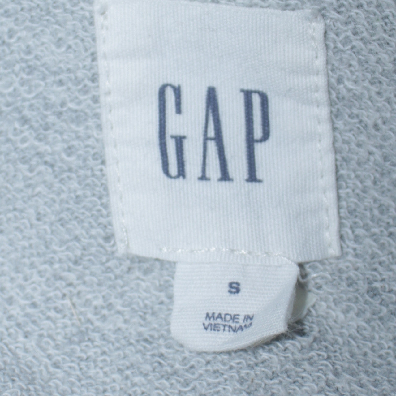 Mens UK Size S Gap Grey Pullover Hoodie