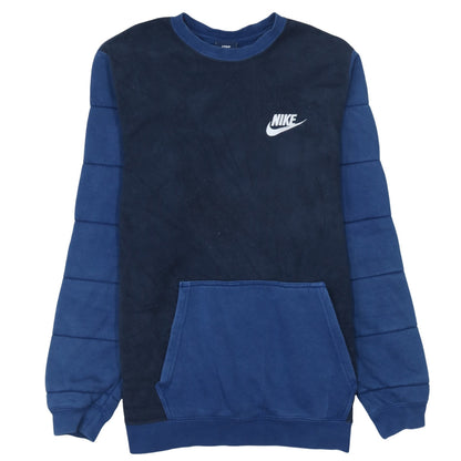 Mens UK Size M Nike Blue Pullover Sweatshirt
