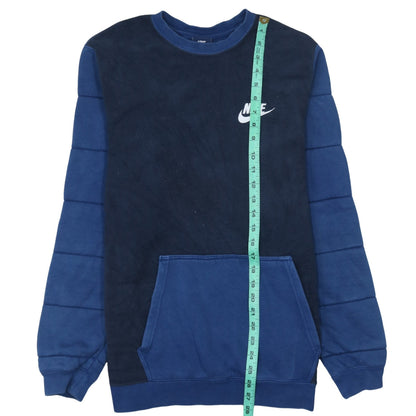 Mens UK Size M Nike Blue Pullover Sweatshirt