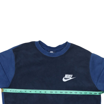 Mens UK Size M Nike Blue Pullover Sweatshirt