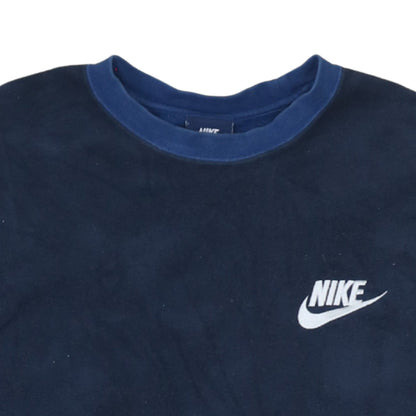 Mens UK Size M Nike Blue Pullover Sweatshirt