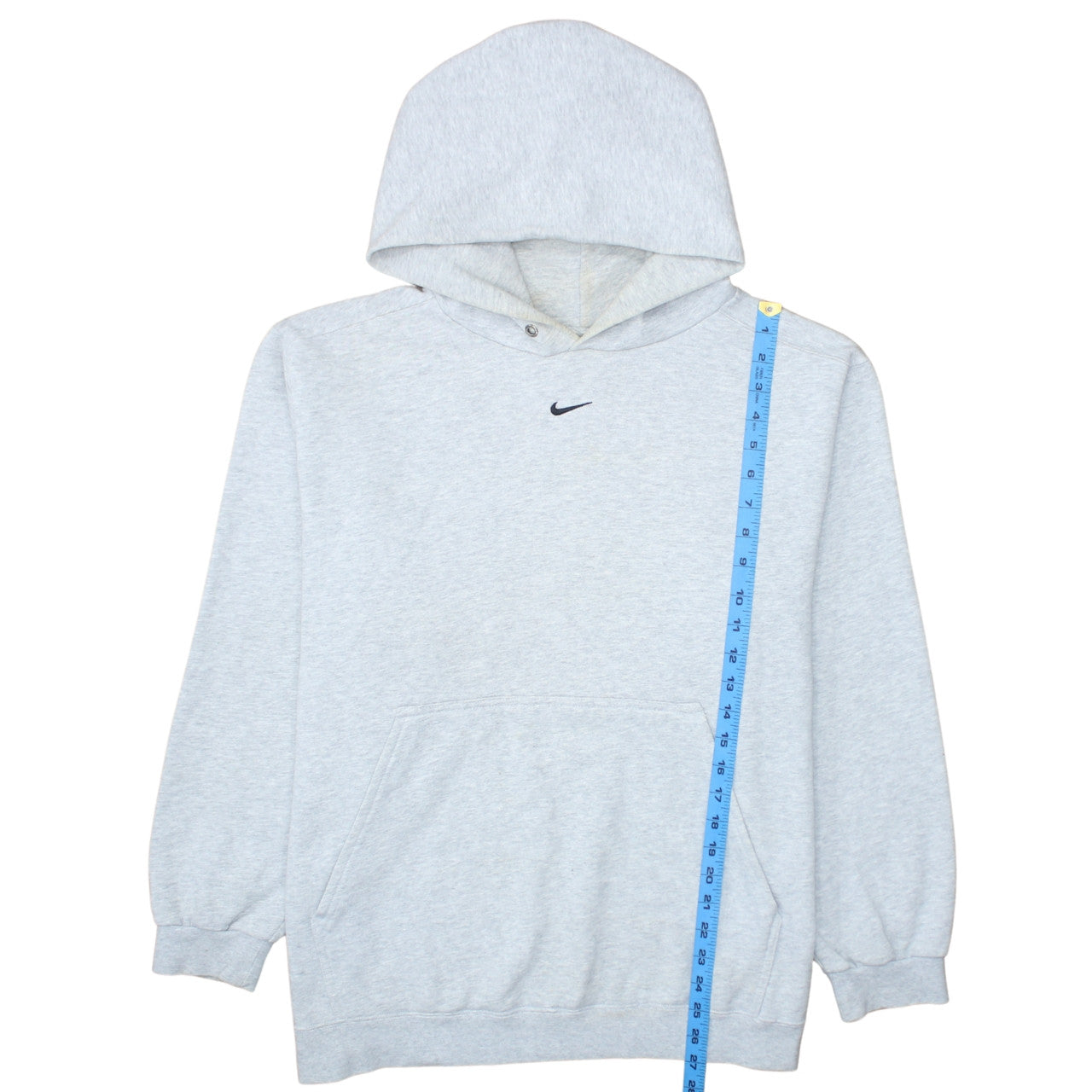 Mens UK Size M Nike Grey Pullover Hoodie