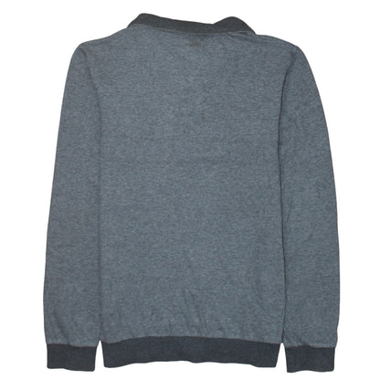 Mens UK Size L Timberland Grey Henley Sweatshirt