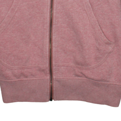 Womens UK Size 14 adidas Pink Full Zip Hoodie