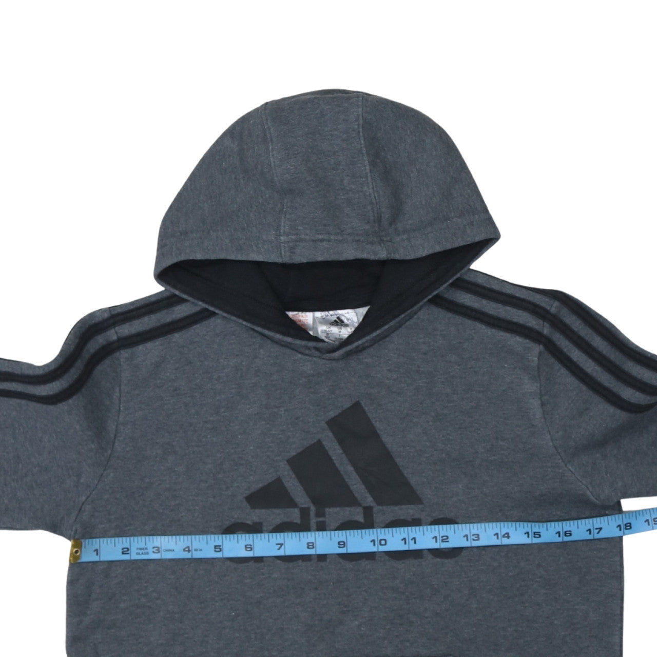 Boys UK Size 11-12 Years adidas Grey Pullover Hoodie