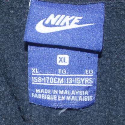 Boys UK Size 13-15 Years Nike Black Pullover Hoodie