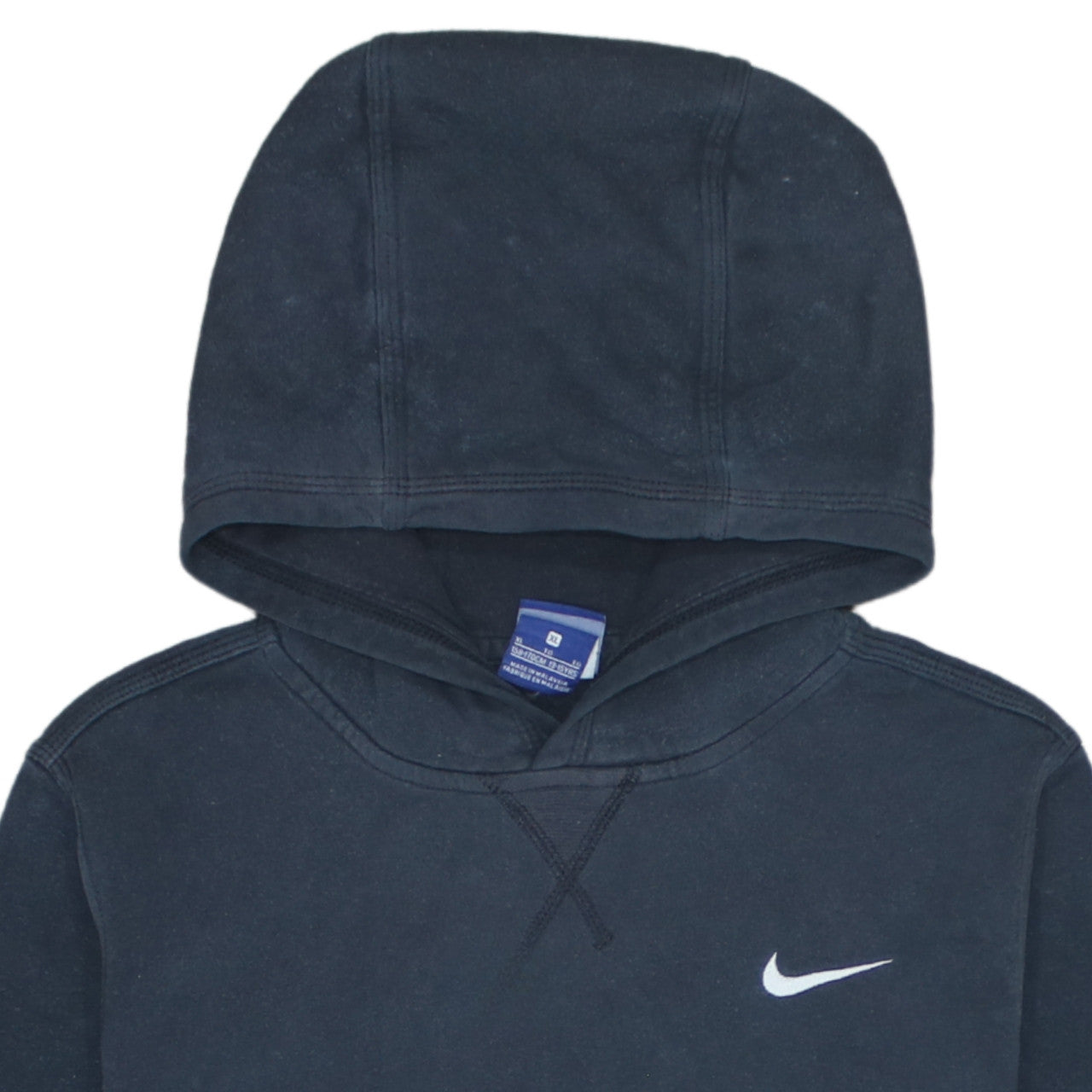 Boys UK Size 13-15 Years Nike Black Pullover Hoodie