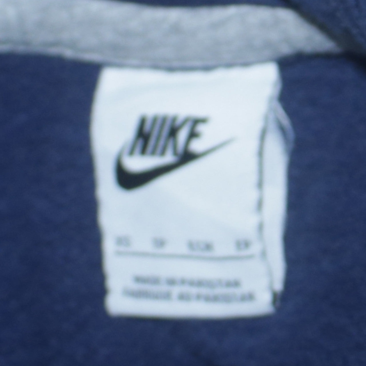 Mens UK Size XS Nike Blue Pullover Hoodie