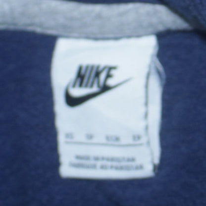Mens UK Size XS Nike Blue Pullover Hoodie
