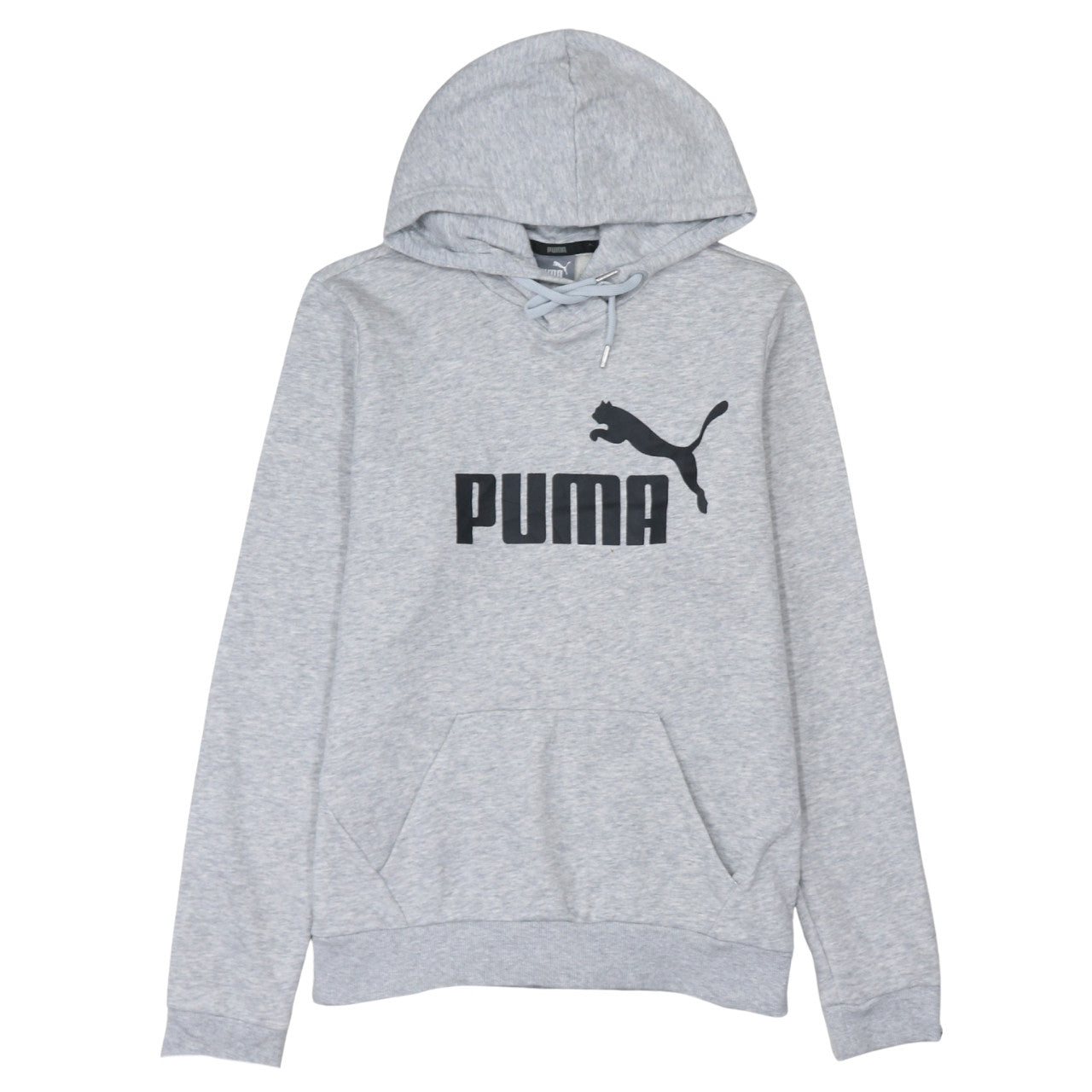 Mens UK Size L PUMA Grey Pullover Hoodie