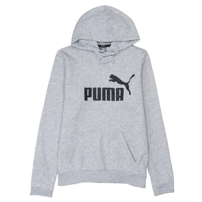 Mens UK Size L PUMA Grey Pullover Hoodie