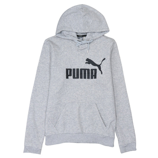 Mens UK Size L PUMA Grey Pullover Hoodie