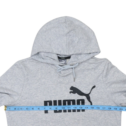 Mens UK Size L PUMA Grey Pullover Hoodie