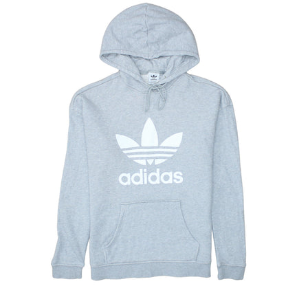 Womens UK Size 8 adidas Grey Pullover Hoodie