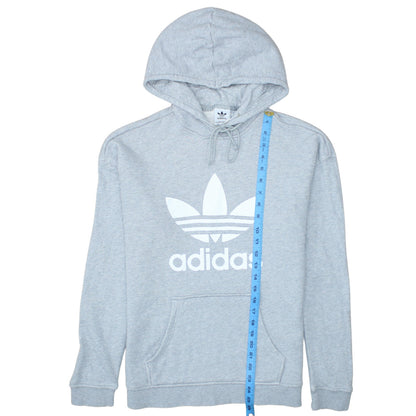 Womens UK Size 8 adidas Grey Pullover Hoodie