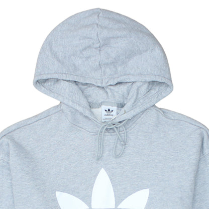 Womens UK Size 8 adidas Grey Pullover Hoodie