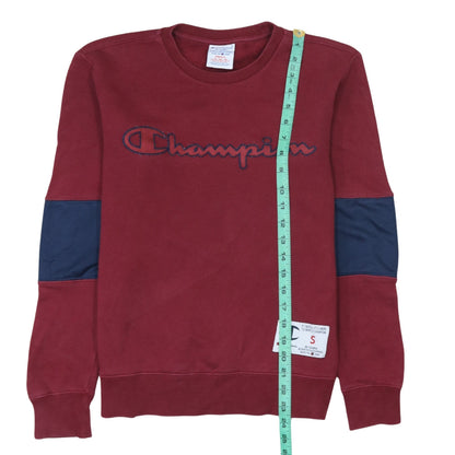 Mens UK Size S Champion Red Pullover Sweatshirt