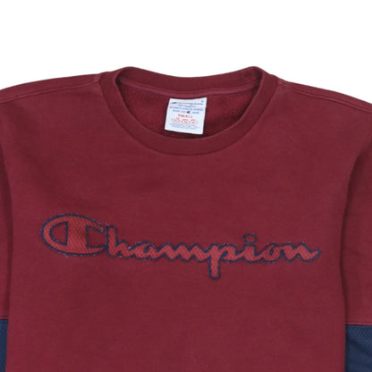 Mens UK Size S Champion Red Pullover Sweatshirt