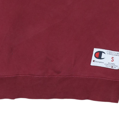 Mens UK Size S Champion Red Pullover Sweatshirt